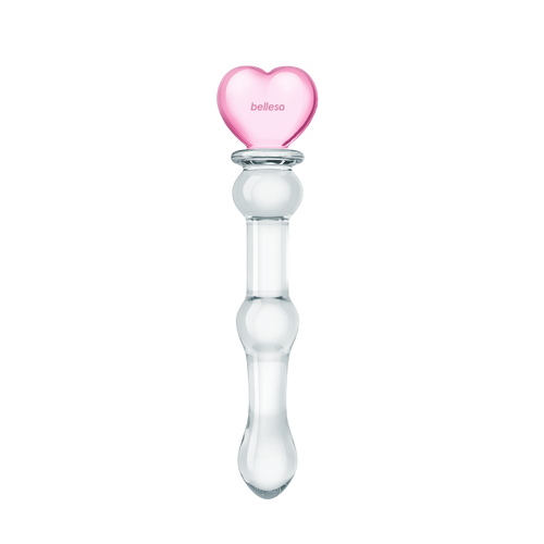 Glass Heart Dildo