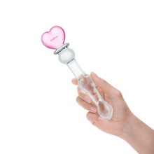 Glass Heart Dildo