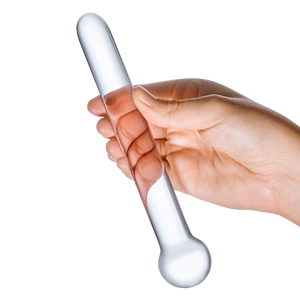 7" Straight Glass Dildo