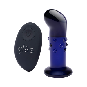 4" Remote Controlled Vibrating Dotted G-Spot/P-Spot Plug