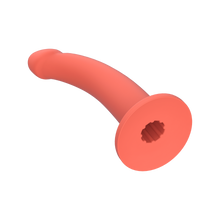 Curved - Medium Strap on and Suction Cup Dildo 6.25"