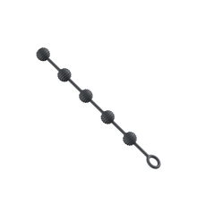Small Beaded Rope Anal Beads with Loop