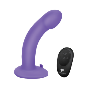 6" Curved Realistic Silicone Peg with Harness Included