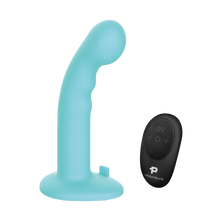 6” Remote Control Ripple P-Spot G-Spot Silicone Peg with Harness Included