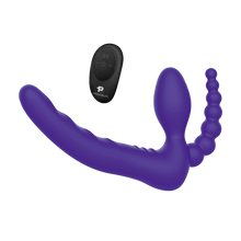 7” Remote Control Strapless D.P. Silicone Strap-On