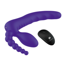 7” Remote Control Strapless D.P. Silicone Strap-On